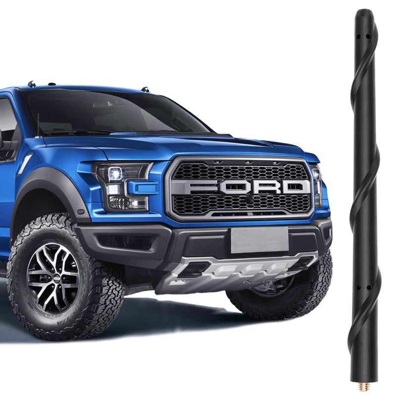 VOFONO 13 Inch Spiral Flex Rubber Antenna for 2009-2024 Dodge Ram 1500, 2500, 3500 Accessories - New Replacement - Image 1