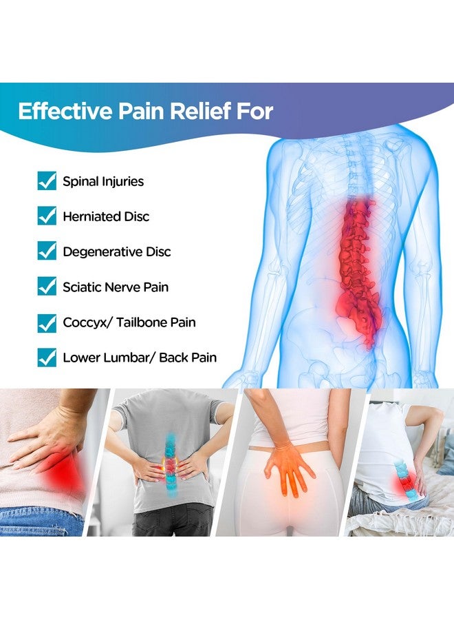 Comfytemp Ice Pack for Back Pain Relief, 2 Packs, FSA HSA Approved, Reusable Gel Lower Back Wrap Ice Brace for Sciatica Injuries, Hot Cold Compression for Lower Lumbar, Waist, Men Women Surgery Gifts - Image 2