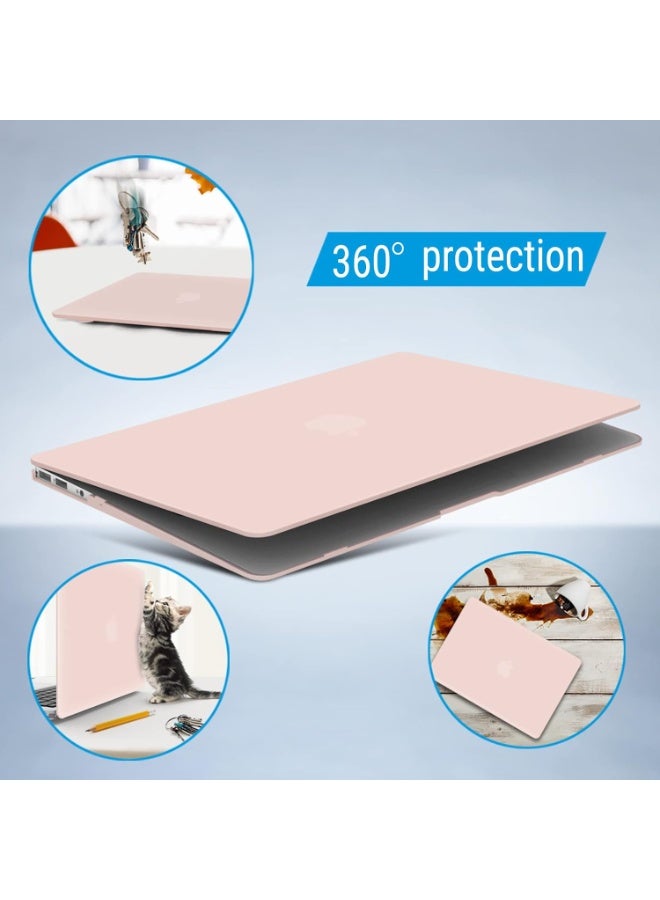 EYEZOOP MacBook Air 13.6" Hard Shell Laptop Case for A2681/A3113/A3240/A3449, Ultra Slim Protective Cover, Anti-Scratch, Fade PINK - Image 4