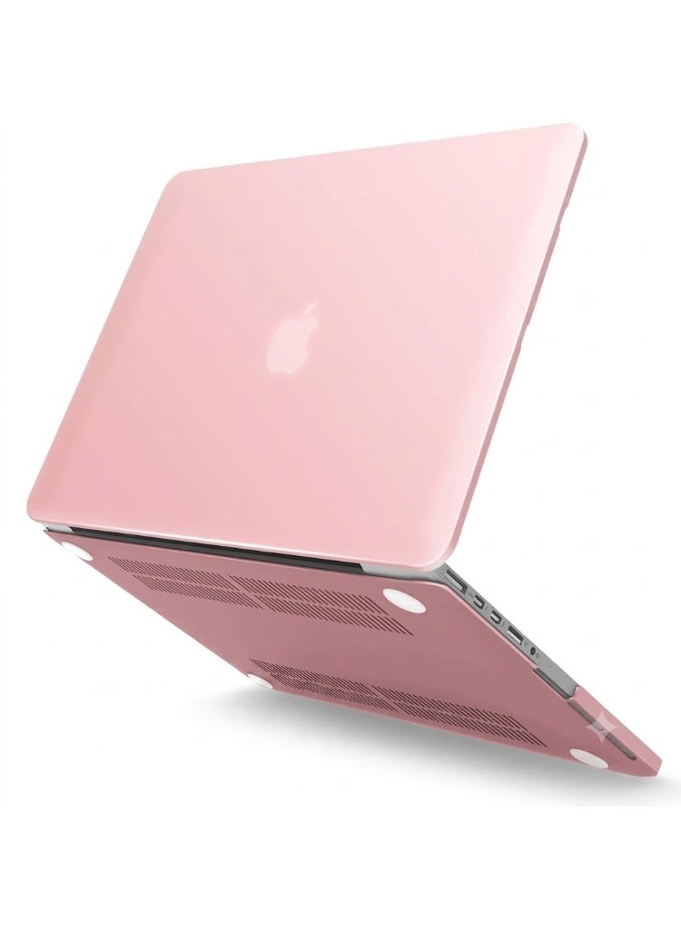 EYEZOOP MacBook Air 13.6" Hard Shell Laptop Case for A2681/A3113/A3240/A3449, Ultra Slim Protective Cover, Anti-Scratch, Fade PINK - Image 1