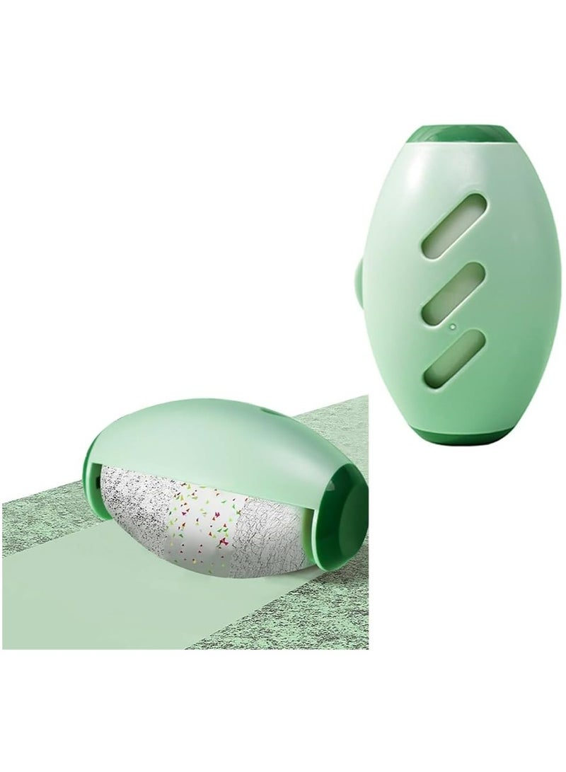 Oasisgalore Washable Reusable Gel Sticky Roller Balls 1 Piece Set, Mini Travel Size Clothes Sticky Roller Balls, Sticky Pet Removal Tool (Green) - Image 1