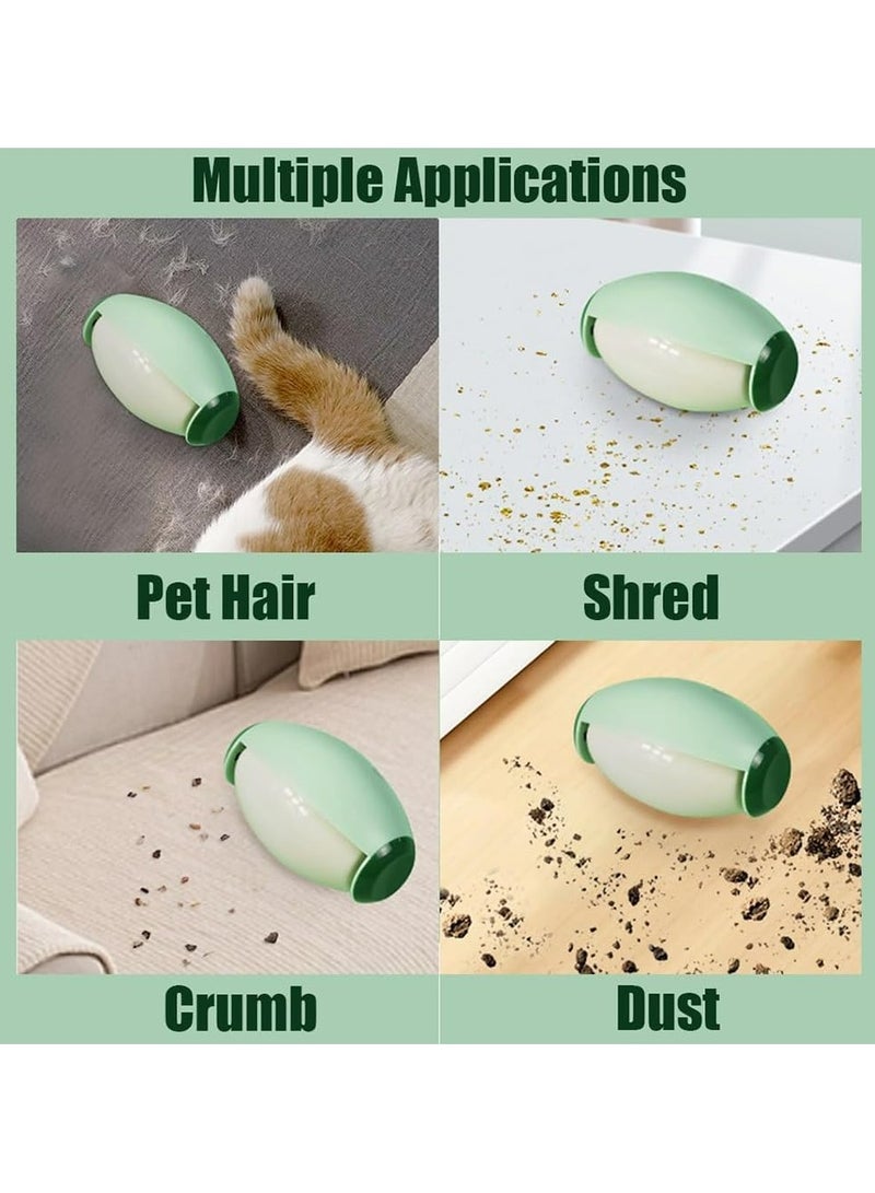 Oasisgalore Washable Reusable Gel Sticky Roller Balls 1 Piece Set, Mini Travel Size Clothes Sticky Roller Balls, Sticky Pet Removal Tool (Green) - Image 4