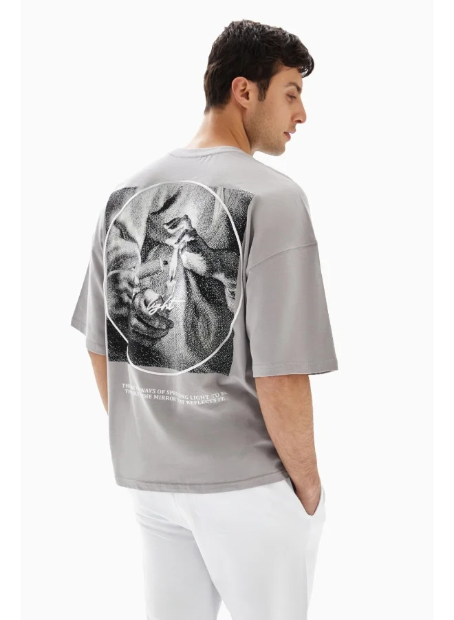 Wecre8 Grey Candle Printed T-shirt