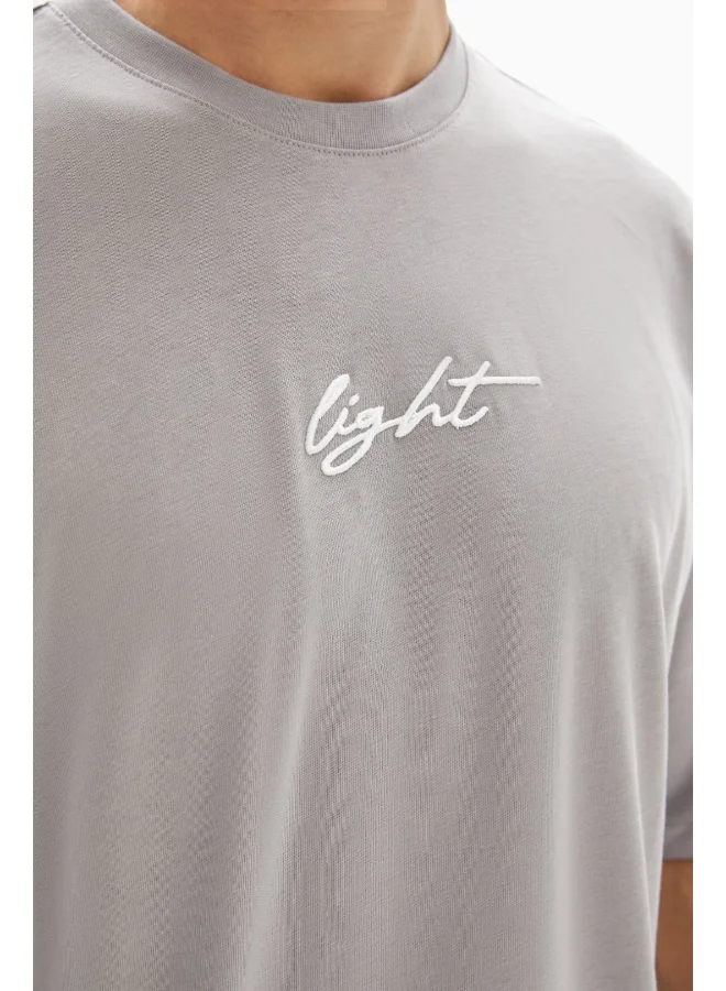Wecre8 Grey Candle Printed T-shirt
