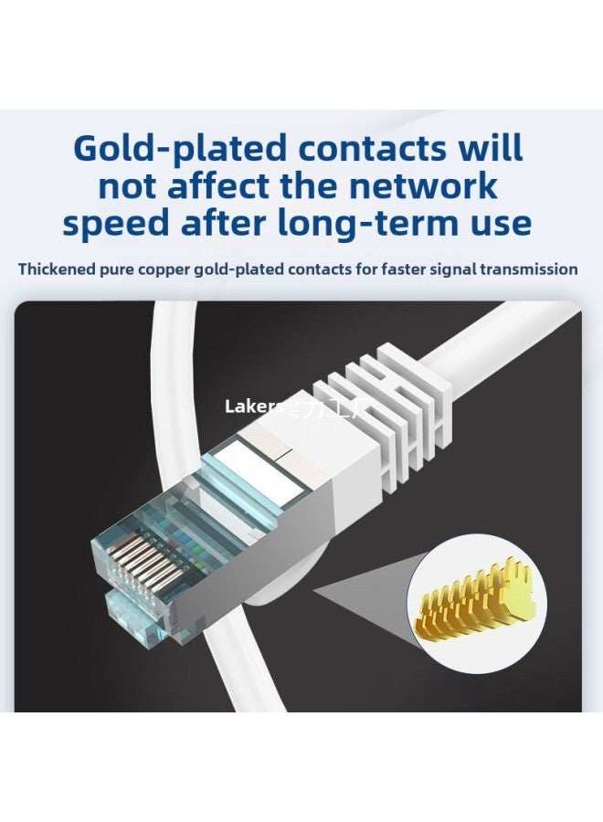 High-speed Gigabit Six-class Network Cable 0.5/20/100 M Home Router Computer Monitoring Broadband Network Cable-Color: Gigabit Category 6 (high Speed Model/bold Line)-Line Length:10m - Image 3