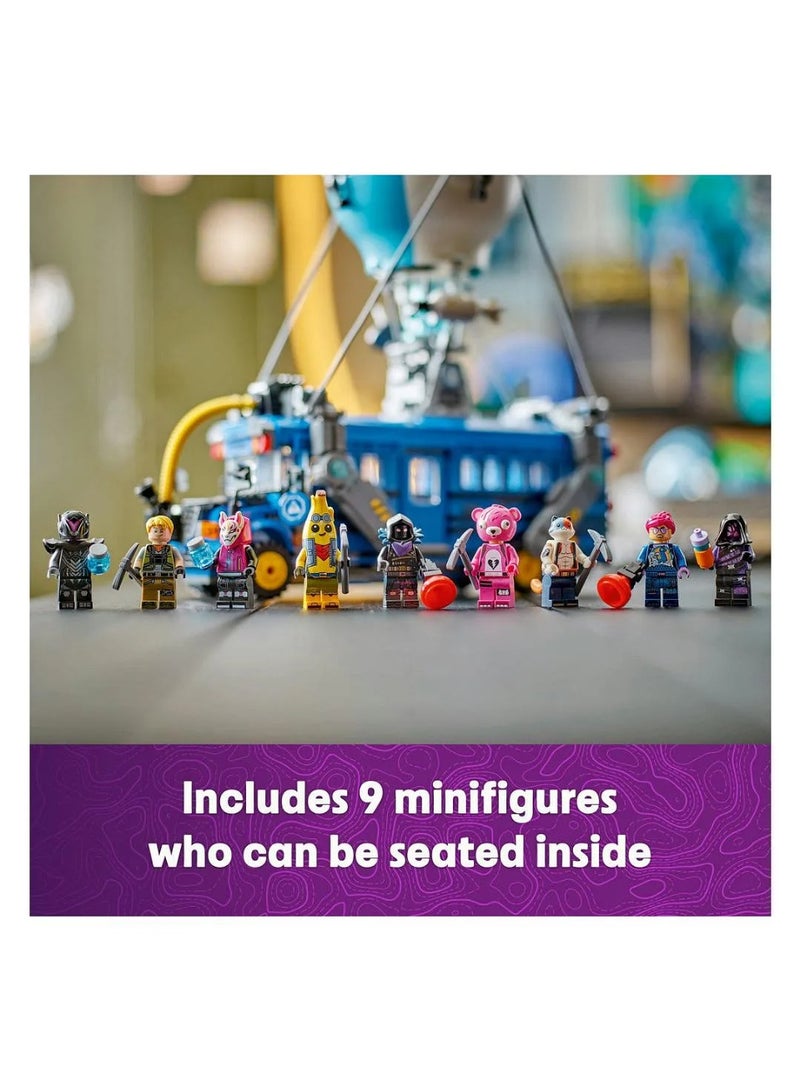 LEGO Fortnite Battle Bus Set, Collectible Video Game Vehicle Toy for Boys & Girls, with 9 Character Minifigures, Gift for Gamers and Fans Aged 10 and Over 77073 - 954 Pieces - Image 3