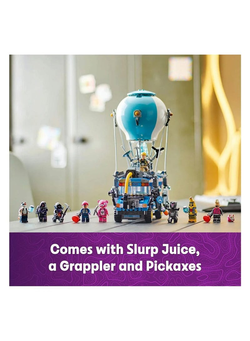 LEGO Fortnite Battle Bus Set, Collectible Video Game Vehicle Toy for Boys & Girls, with 9 Character Minifigures, Gift for Gamers and Fans Aged 10 and Over 77073 - 954 Pieces - Image 4