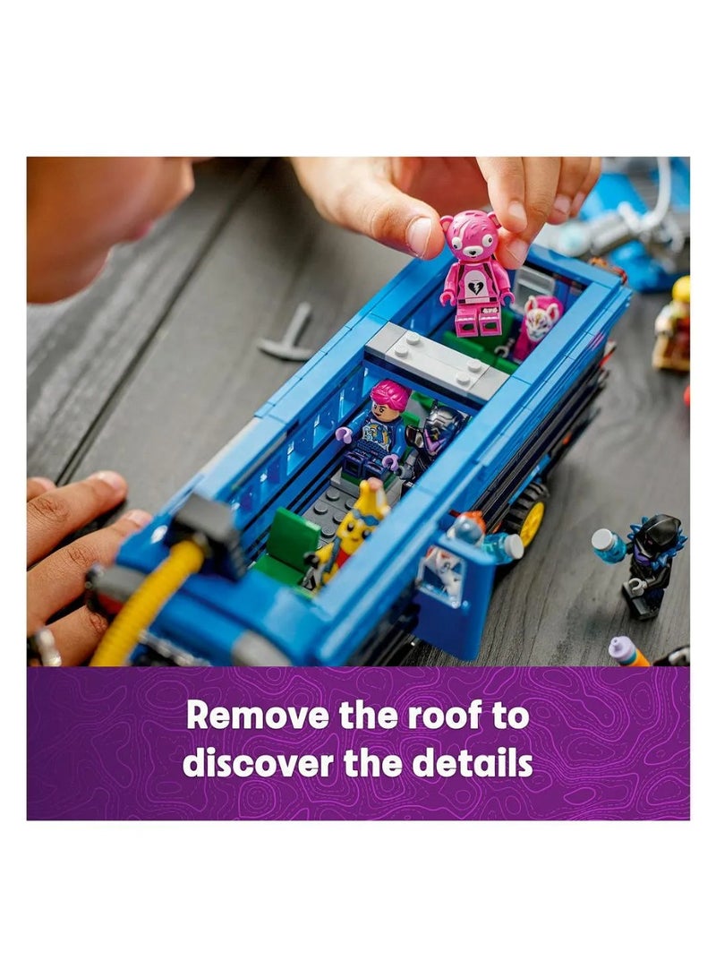 LEGO Fortnite Battle Bus Set, Collectible Video Game Vehicle Toy for Boys & Girls, with 9 Character Minifigures, Gift for Gamers and Fans Aged 10 and Over 77073 - 954 Pieces - Image 5