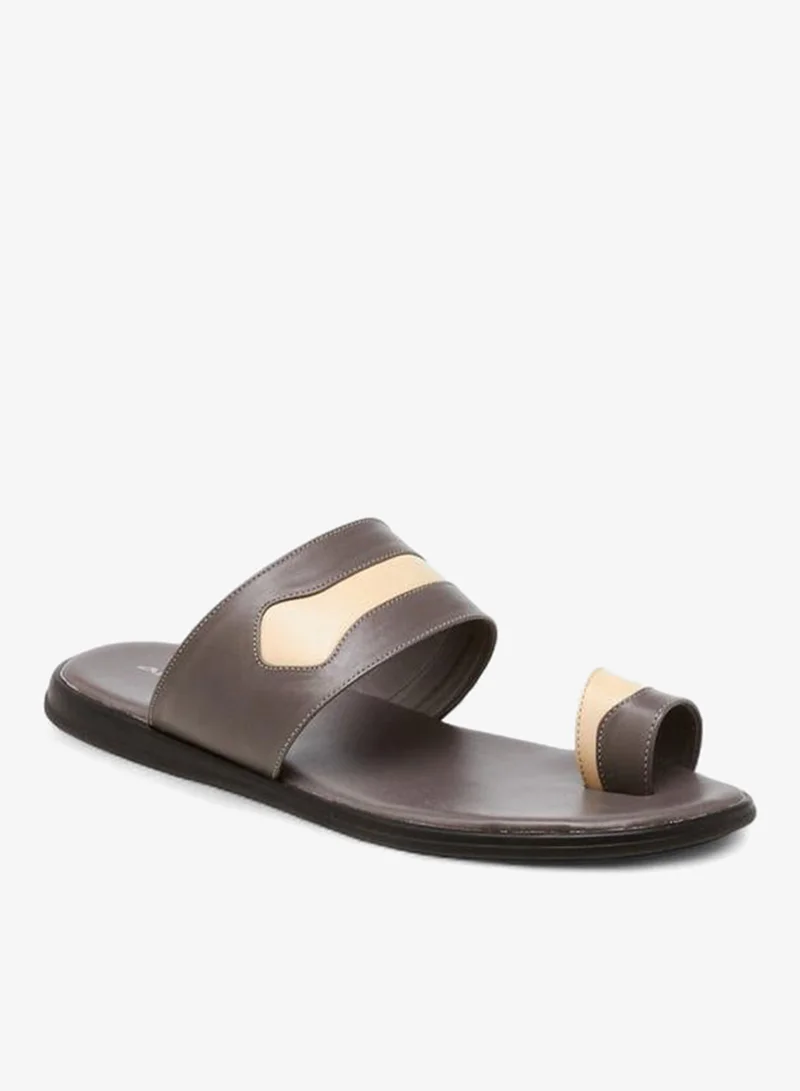 Men Colourblock Toe Loop Detail Arabic Sandals Ramadan Collection