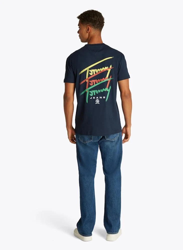 TOMMY JEANS Twisted Signtr Crew Neck T-Shirt