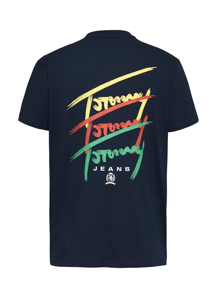 TOMMY JEANS - Regular Fit Twisted Signtr T-Shirt - Image 1