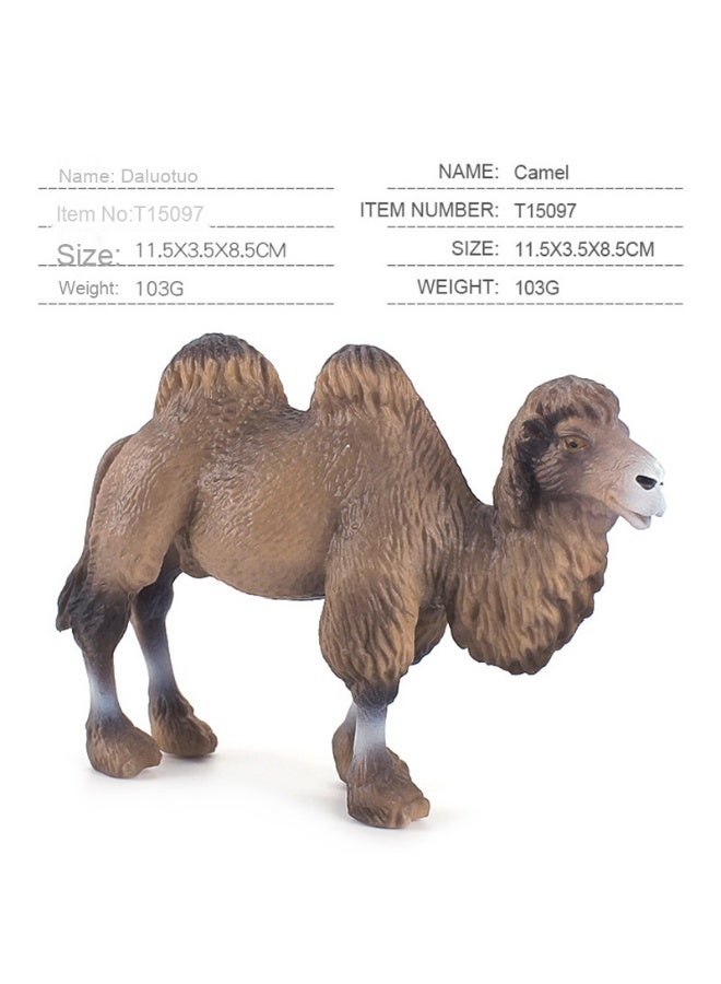 NIBEMINENT Realistic Desert Camel Static Model Decor Piece