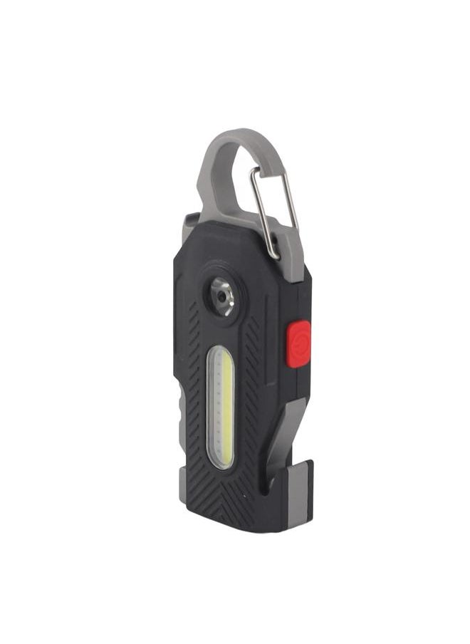 Thoraya - Multifunctional EDC Flashlight High Brightness LED Rechargeable Portable Torch Light Bottle Opener for Camping Hiking - Image 1
