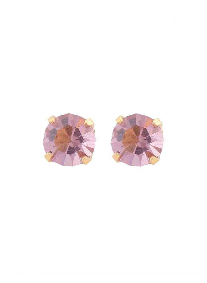Studex 5MM June Alexandrite 24K Pure Gold Plated Ear Studs - Image 1