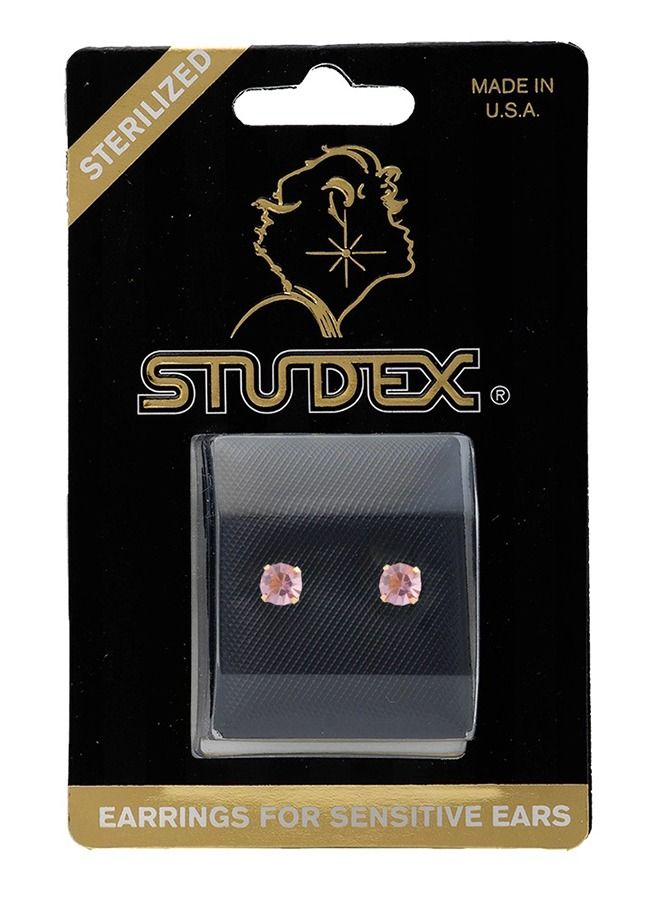 Studex 5MM June Alexandrite 24K Pure Gold Plated Ear Studs - Image 5