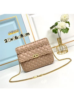 High-Quality Ladies Chain Crossbody Apricot