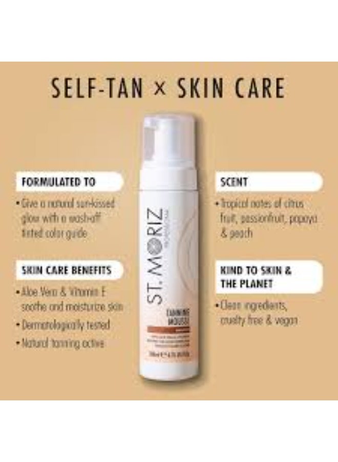 St. Moriz Self-Tanning Mousse Medium 200ml - Image 3