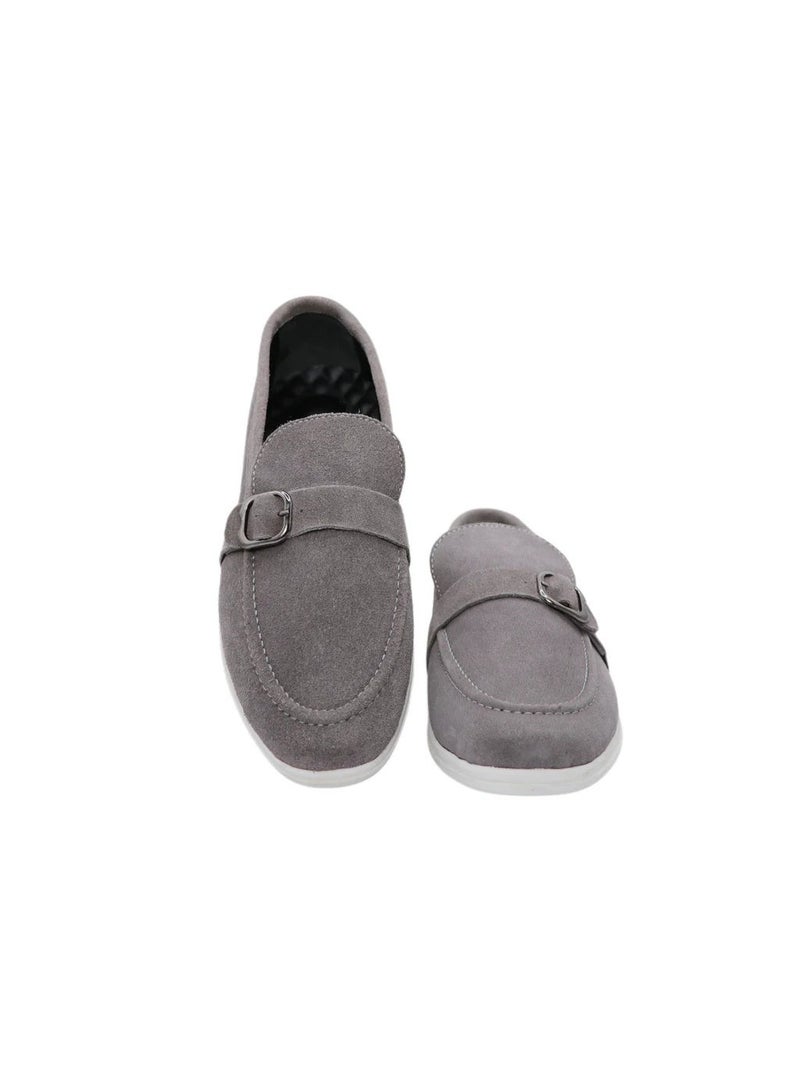 Suede Leather - Grey - Image 3