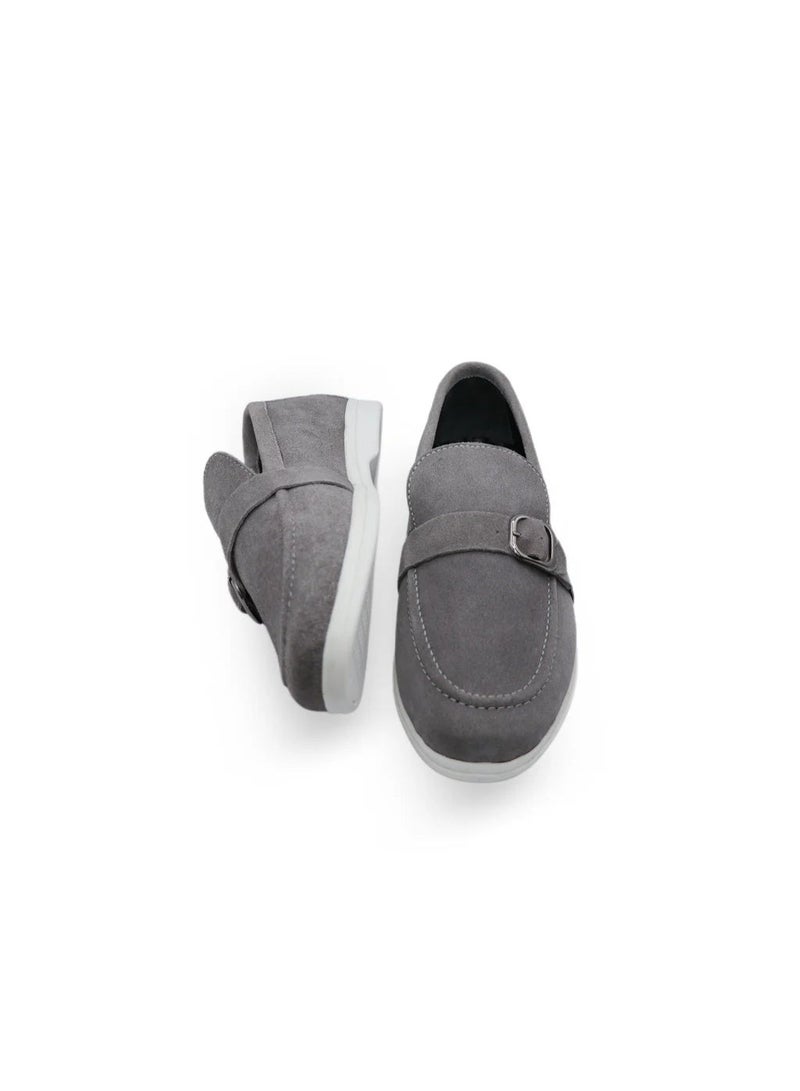 Suede Leather - Grey - Image 2