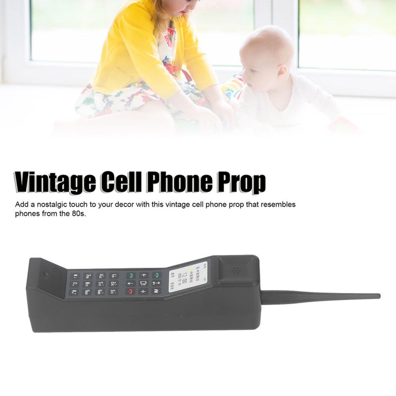 Gold Vintage Retro Mobile Phone Replica For Home Decor And Nostalgic Photo Shoot - Image 3