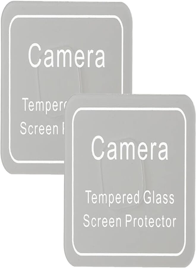 Tempered Glass Camera Lens Protector For Samsung Galaxy J6, Pack Of 2 - Clear