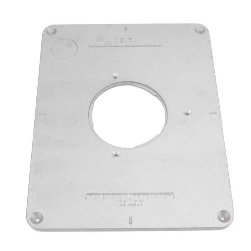 Router Table Insert Plate: Aluminum Alloy Construction - High Accuracy Cutting Vibration Damping Router Plate for Precision Woodworking Wood Shop Use - Image 3