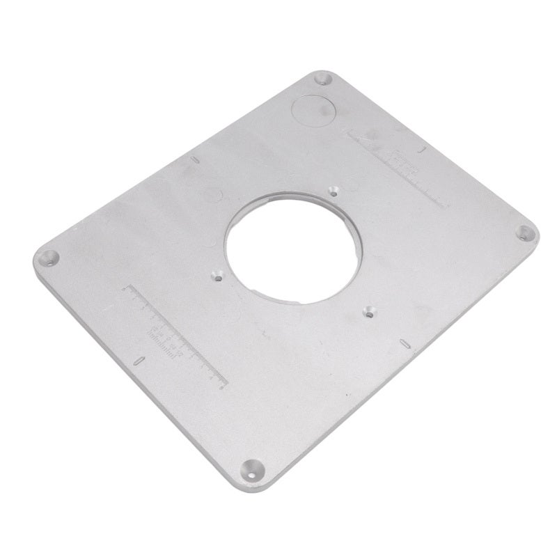 Router Table Insert Plate: Aluminum Alloy Construction - High Accuracy Cutting Vibration Damping Router Plate for Precision Woodworking Wood Shop Use - Image 4