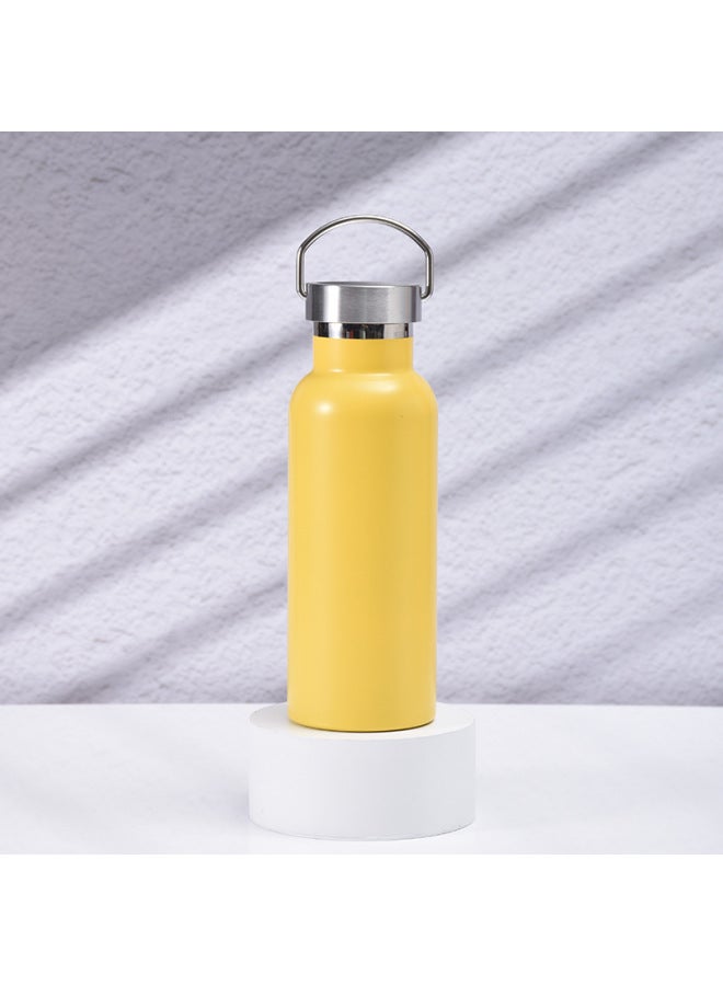 American Big Mouth Sports Kettle Stainless Steel Vacuum Spray Plastic Cup Travel Mountaineering Portable Thermos Cup