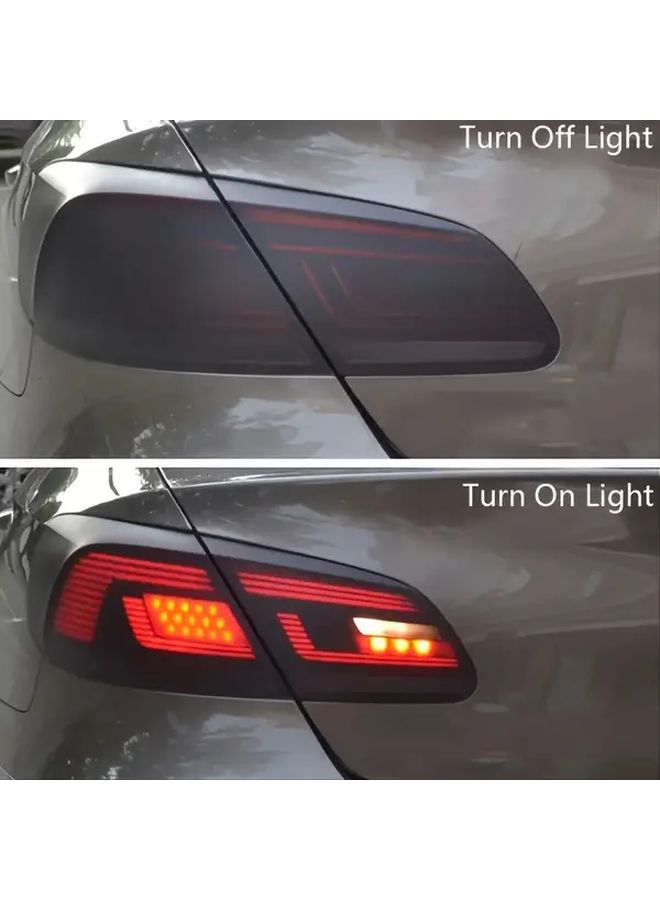 Car Matte Frosted Protective Film 11 81inch X 39 37inch For Tail Lights Fog Lights Motorcycle Color Changing Soft Wrap - Image 1