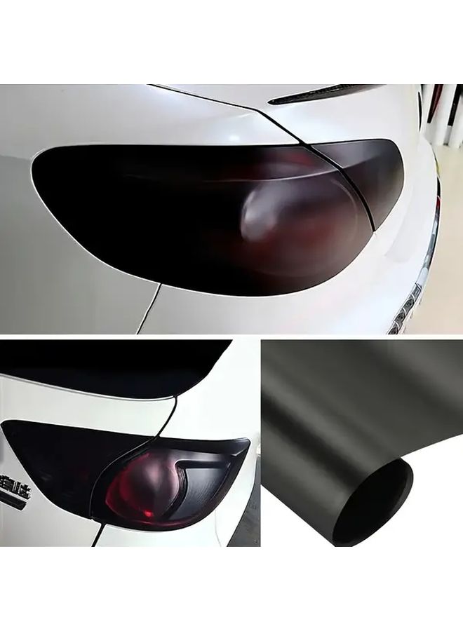 Car Matte Frosted Protective Film 11 81inch X 39 37inch For Tail Lights Fog Lights Motorcycle Color Changing Soft Wrap - Image 4