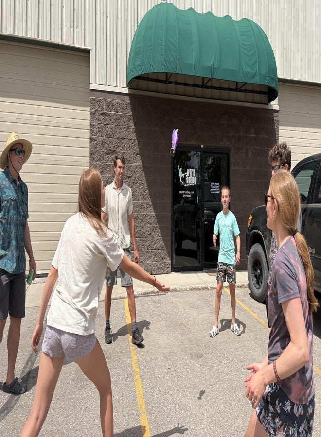 World Footbag Inc. Peteca Volleybird Flyer Shuttlecock Jianzi Kicker, Assorted Colors - Image 3