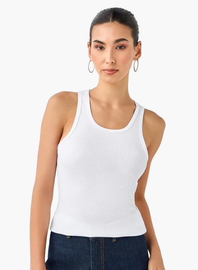 Splash FAV Basic Slim Fit Tank Top Ribbed
