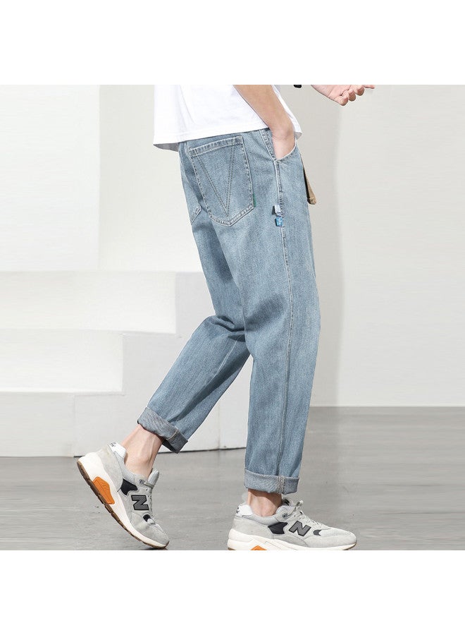 TonLion Men's Jeans Slim Fit Straight Leg Jeans Men's Denim Pants Spring Jeans For Men Long Pants - Image 4