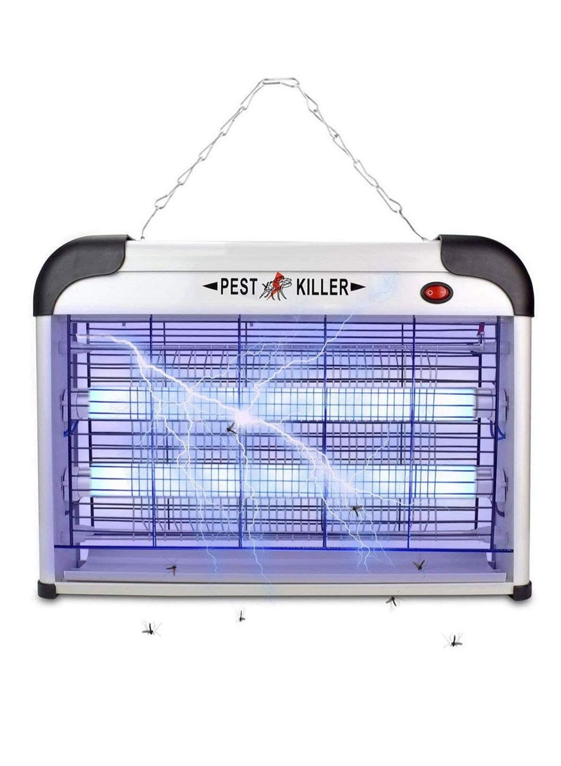 ايتي لايف صاعق كهربائي / تحكم في طارد الآفات - أقوى مصباح داخلي للأشعة فوق البنفسجية يطير الحشرات القاتل للبعوض والذباب القاتل الطارد الفخاخ مزيل الماسك إغراء الزاب يقتل البعوض (أبيض) - Image 1