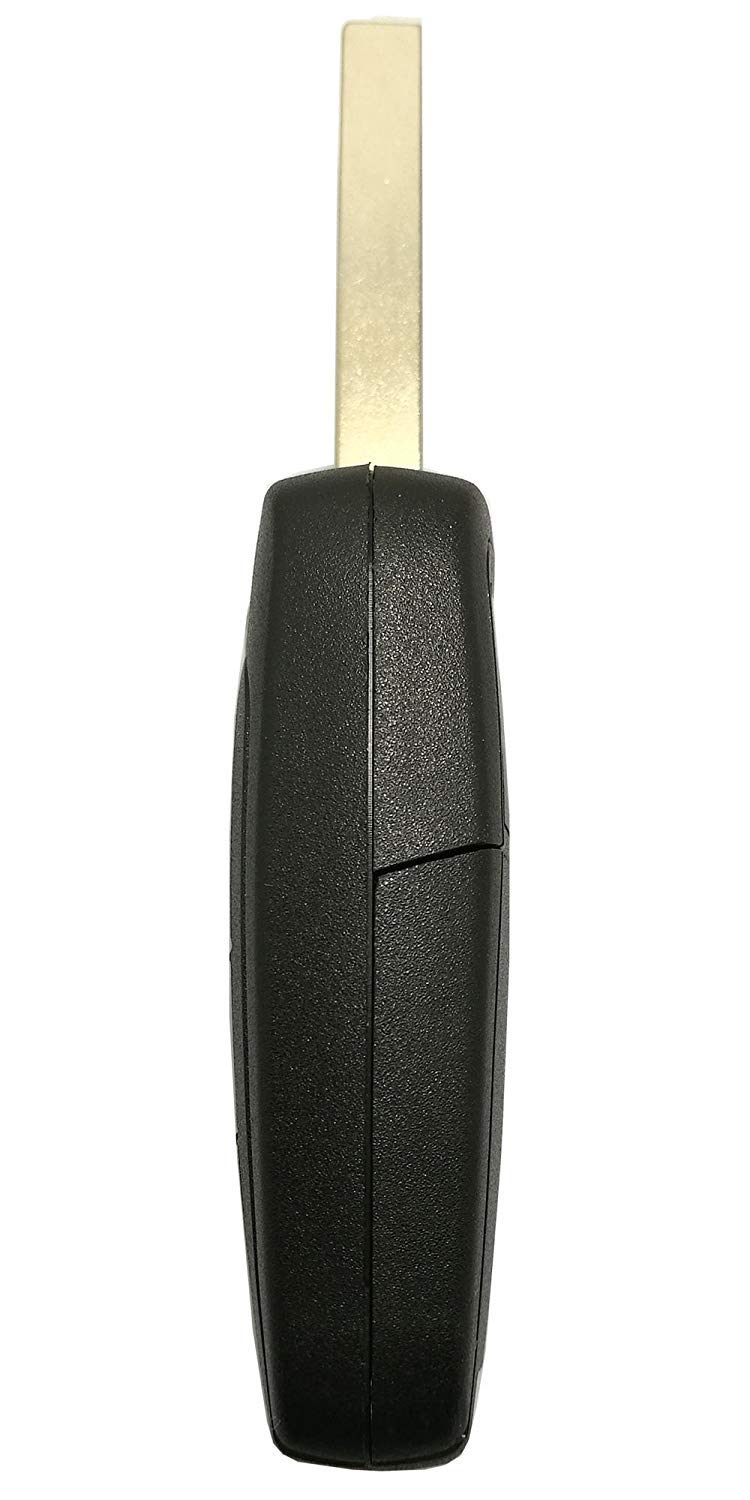 BTOZRF J-ACCES Car Key Fob Case Shell for GMC Chevrolet Chevy Equinox Sonic Trax Terrain 4 Buttons Uncut Blank Flip Folding Keyless Entry Remote Replacement Cover Casing (4 Buttons Key Shell - Model 3) - Image 3