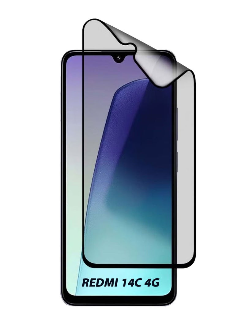 Ceramic Film For Xiaomi Redmi 14C 4G/Xiaomi POCO C75 4G Screen Protector Anti-Glare Anti-Fingerprint 3D Touch, Matte Finish Surface ceramic Nano film Clear/Black - Image 1