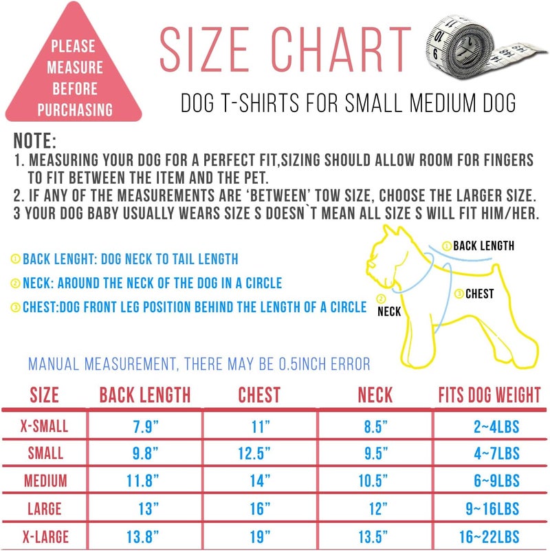 KingMas Global easy assemble picks 4 Pack Dog Shirts Pet Puppy T-Shirt Clothes Outfit Apparel Coats Tops Global versatile design - Image 2