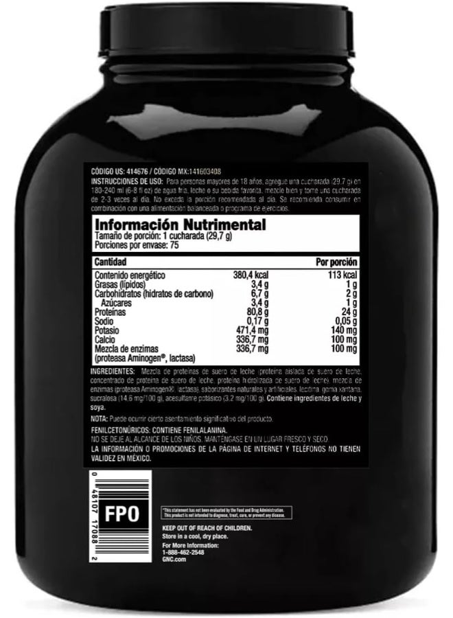 GNC GNC Pro Performance AMP Amplified Gold 100% Whey Protein Advanced. -VANILLA ICE CREAM - Image 2