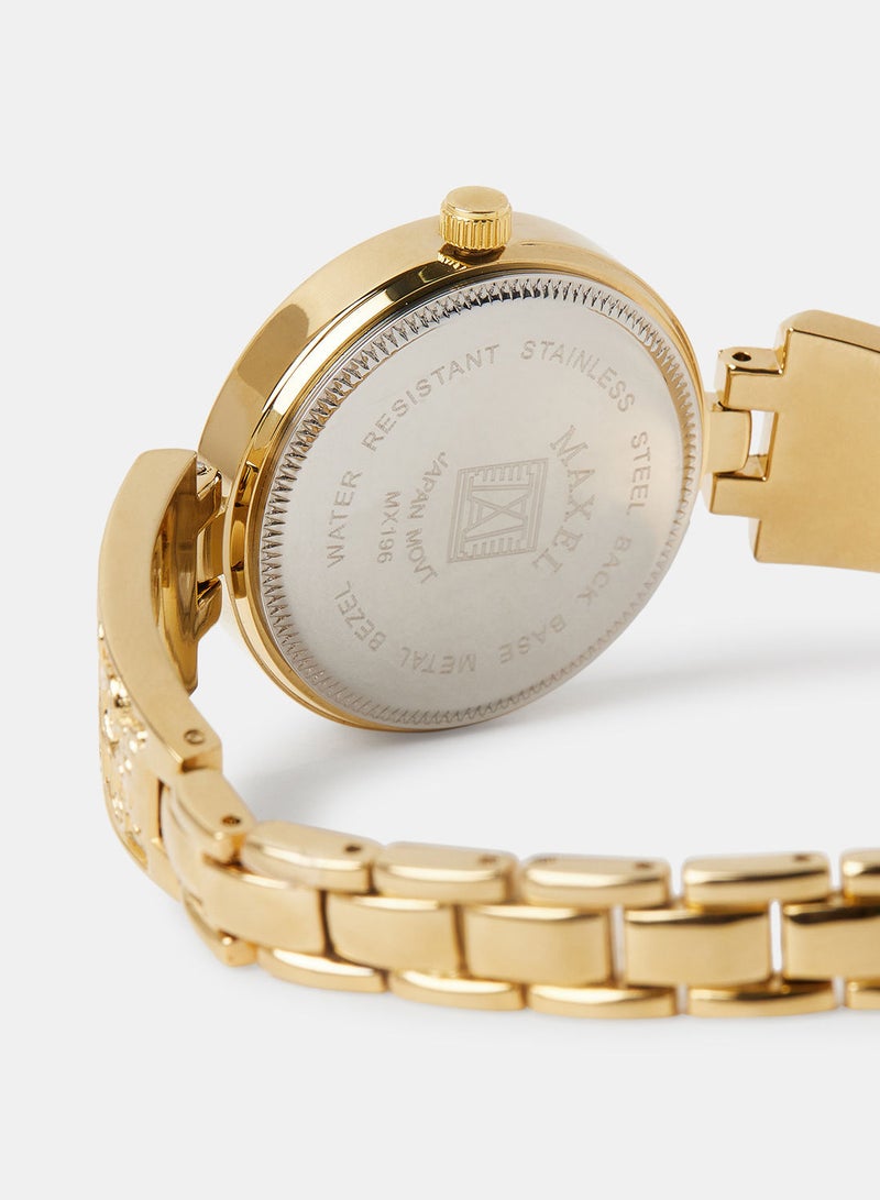 Maxel Women's Embellished Analog Wrist Watches MX58 - 28mm - Image 4