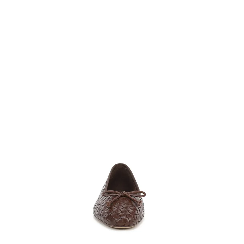 Sam Edelman TERAZZO BROWN LEATHER Ruthie Woven Ballet Flat for Women | Best Price UAE