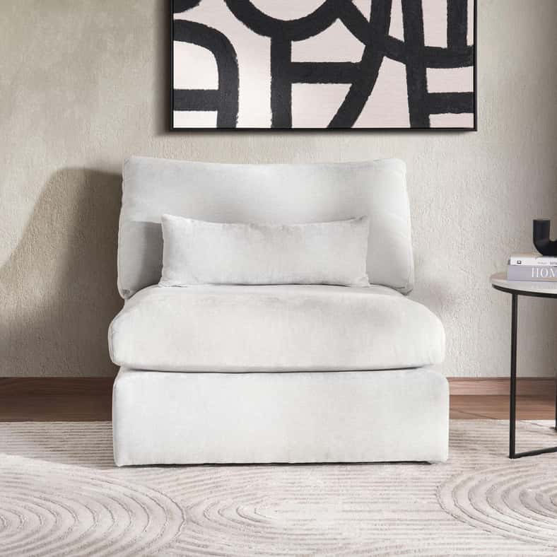 Pan Home ELLISTON ARMLESS SOFA - Image 3