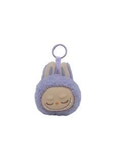 Generation Vinyl Plush Head Type Small Pendant Second Generation Cloth Key Chain Ugly Cute Doll Doll Batch-Specifications:Purple (please Take Multiples Of 12)-Color:Height 10.5*8cm (54g)