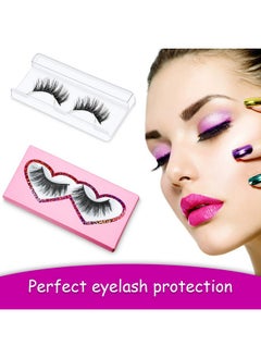 Maitys Maitys 60 Pieces Empty Eyelashes Packaging Box and Tray 30 Pieces Empty Eyelash Boxes Pink Lash Packaging Case with 30 Pieces Empty Eyelash Tray False Eyelashes Storage Container  - Image 4