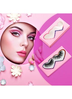 Maitys Maitys 60 Pieces Empty Eyelashes Packaging Box and Tray 30 Pieces Empty Eyelash Boxes Pink Lash Packaging Case with 30 Pieces Empty Eyelash Tray False Eyelashes Storage Container  - Image 3