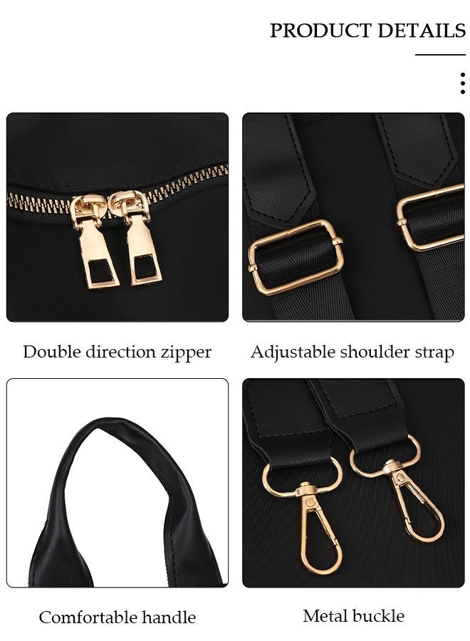 DUNISO 2 in 1 Women's Backpack Fashionable Travel Backpack For Women Large Capacity School Backpack Shoulder Bag with Detachable Shoulder Strap For College Girls Students - Image 3