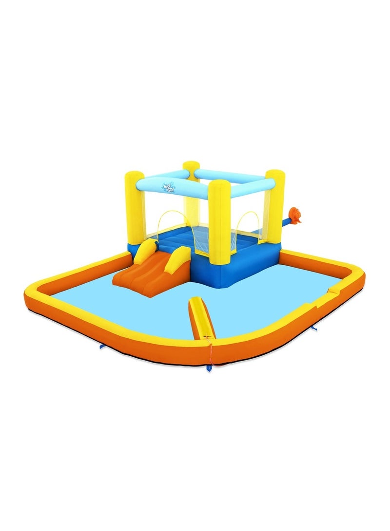 Bestway - H2OGO! Mega Water Park Beach Bounce with Continuous Fan 365x340x152 cm - 53381 - Image 1