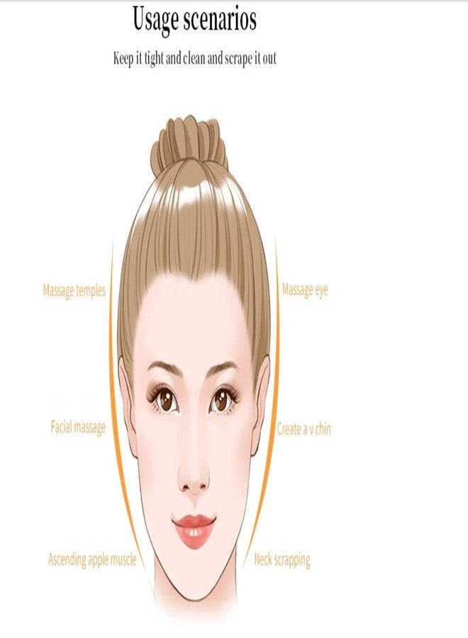 أداة غوا شا من الكوارتز الوردي (5 أشواك) من كانها هانديكرافت، أداة غوا شا من حجر الشفاء الطبيعي للعناية ببشرة الوجه، وشد الوجه، وتصريف اللمف. الحجم: 3 بوصات - Image 3