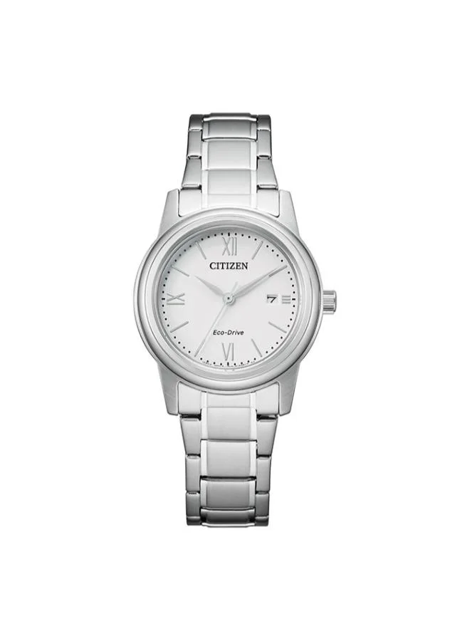 CITIZEN Women's Stainless Steel Eco-Drive Standard Watch FE1220-89A - 30 mm