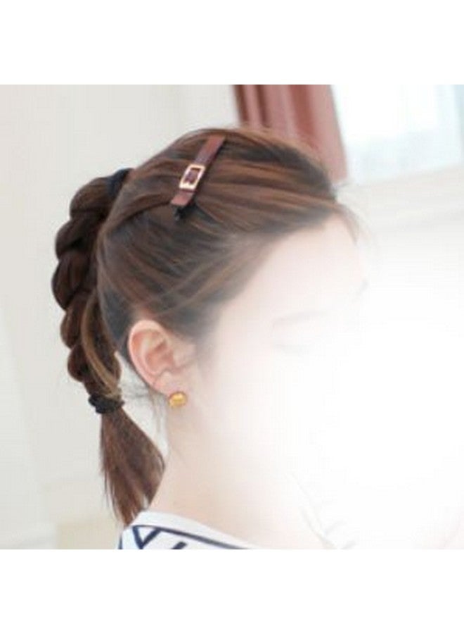 Meilliwish Leather Alligator Hair Clip (A63)(Red) - Image 3