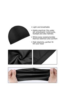 SYOSI 6 Pieces Helmet Liner Skull Caps Sweat Wicking Cap Running Hats Cycling Skull Caps for Men and Women  - Image 3